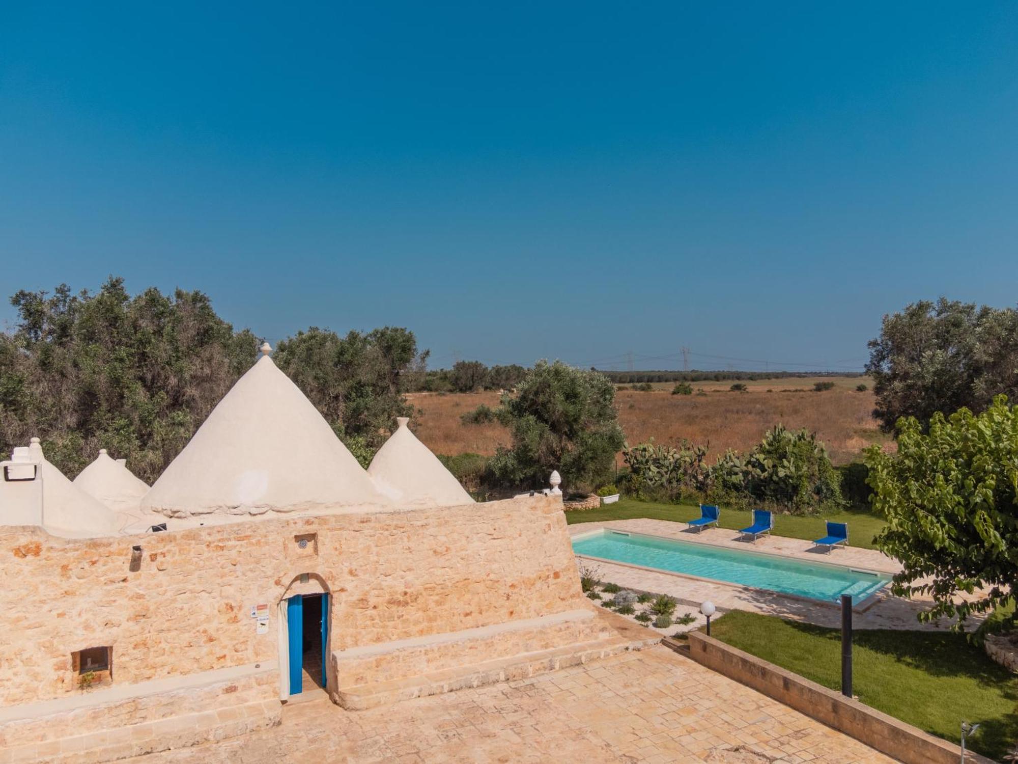 Апартаменты Trullo Tarantini Con Piscina Privata Latiano Экстерьер фото
